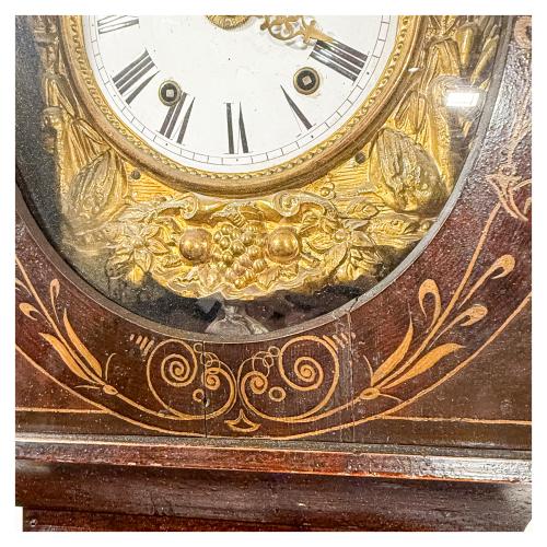 RELOJ DE PIE TIPO MOREZ DEL S.XIX