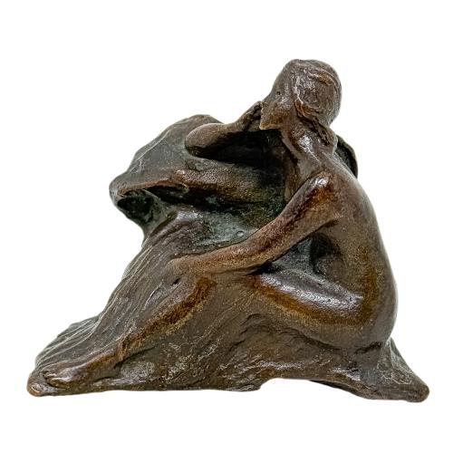 PEQUEÑA ESCULTURA EN BRONCE DE PRIMER TERCIO DEL S.XX