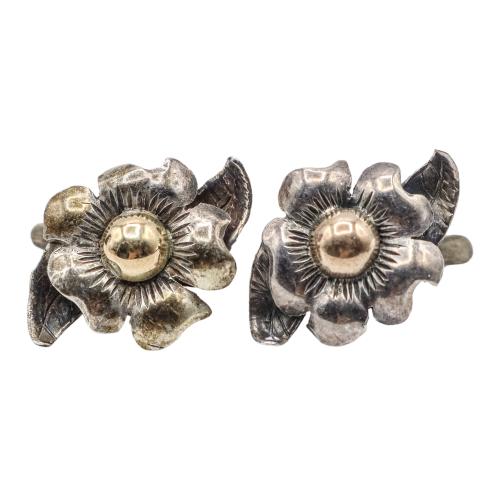 PENDIENTES FLOR Y SORTIJA DE LOS AÑOS 40
