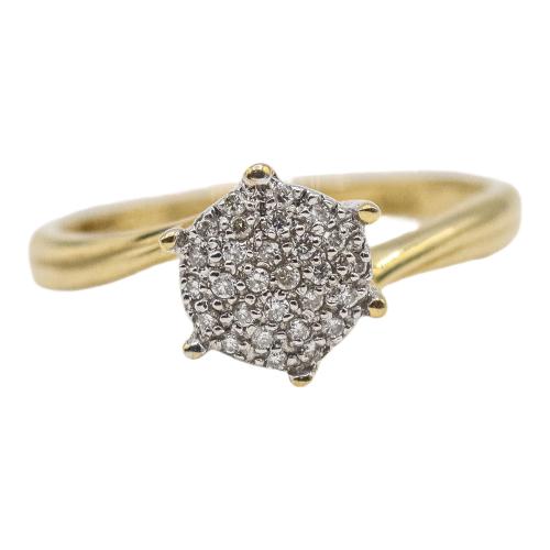 ANILLO CON BRILLANTES