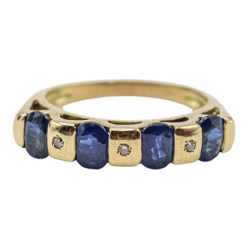 ANILLO CON ZAFIROS