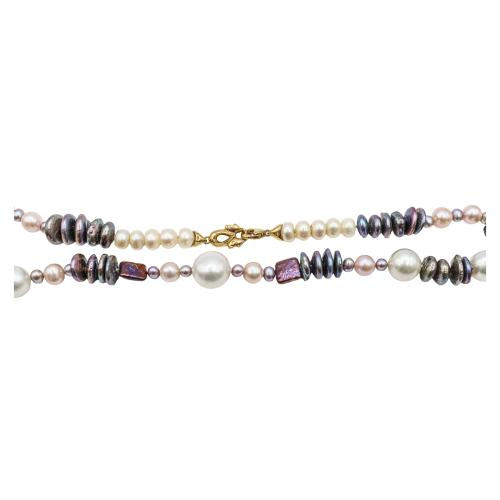 COLLAR DE PERLAS VARIADAS