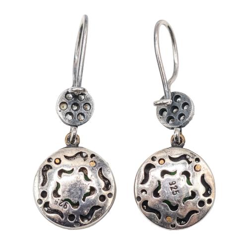 PENDIENTES LARGOS CON CIRCONITAS 