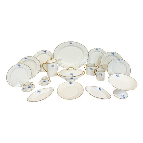 VAJILLA PORCELANA LIMOGES DE MEDIADOS DE SIGLO XX
