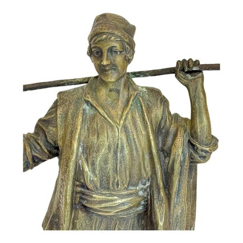 FIGURA DE BRONCE DEL PRIMER TERCIO DE SIGLO XX