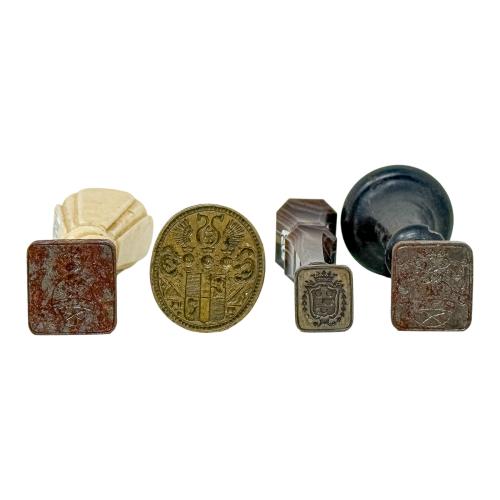 CUATRO LACRADORES DE LOS SIGLOS  XIX-XX