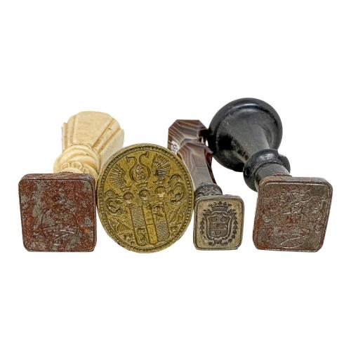 CUATRO LACRADORES DE LOS SIGLOS  XIX-XX