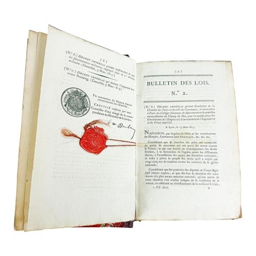 BULLETIN DES LOIS