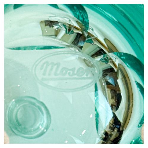DOS BOTELLAS CRISTAL MOSER DEL ÚLTIMO TERCIO DE SIGLO XX