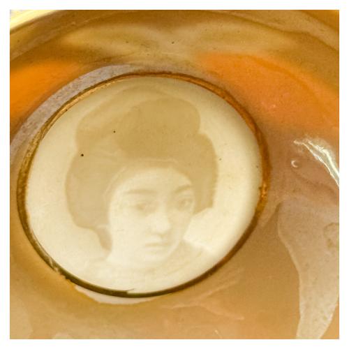 JUEGO DE TE DE PORCELAN JAPONESA SATSUMA PRIMER TERCIO S. XX