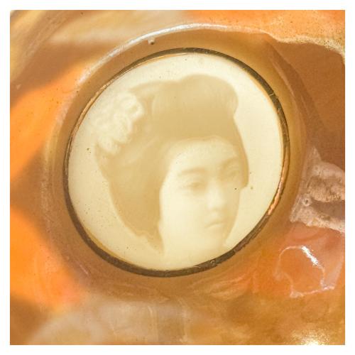 JUEGO DE TE DE PORCELAN JAPONESA SATSUMA PRIMER TERCIO S. XX