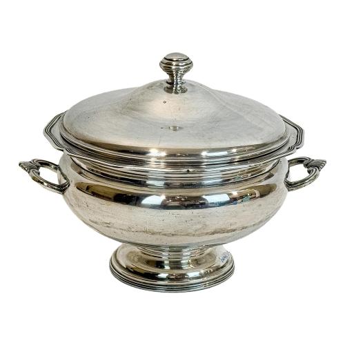 SOPERA DE PLATA DE MEDIADOS DE SIGLO XX