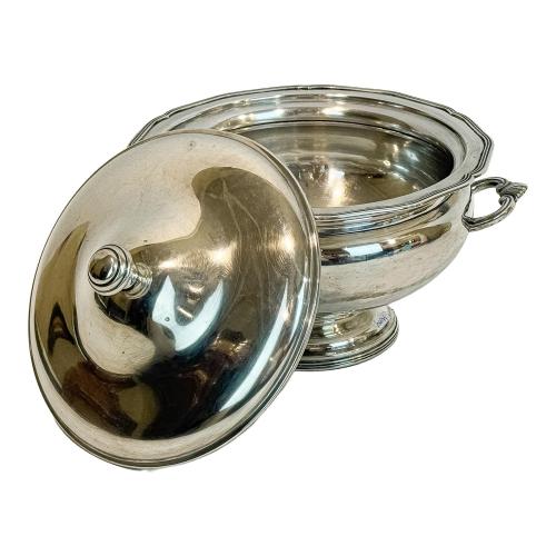 SOPERA DE PLATA DE MEDIADOS DE SIGLO XX