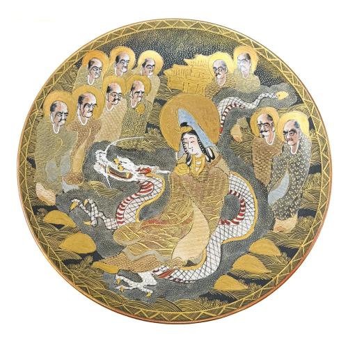 JUEGO DE TE EN PORCELANA SATSUMA