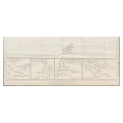 CARTA ESFÉRICA DE LA ISLA DE MALLORCA Y SUS ADYACENTES 1786