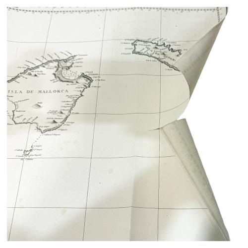 CARTA ESFÉRICA DE LAS ISLAS BALEARES Y PITIUSAS