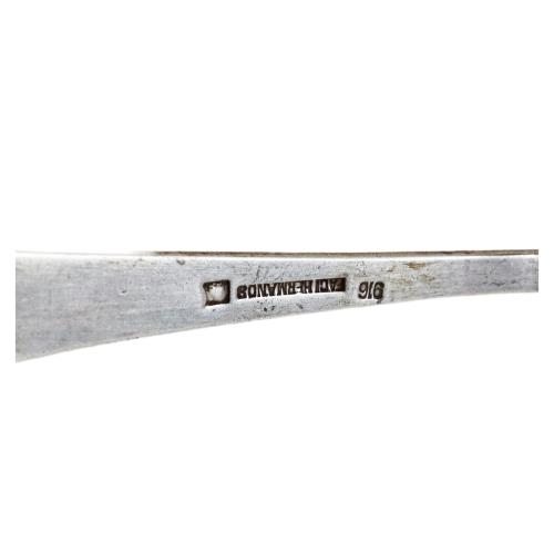 SEIS CUBIERTOS DE PLATA DEL PRIMER CUARTO DE SIGLO XX