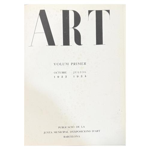 ART (1933-1934 Y 1934-1935)