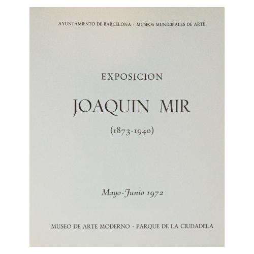 TRES MONOGRAFIAS DE ARTISTAS CATALANES