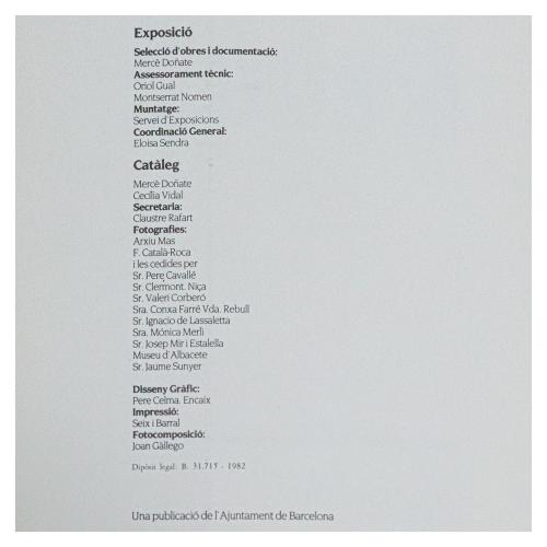 TRES MONOGRAFIAS DE ARTISTAS CATALANES