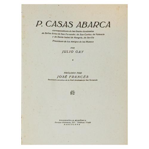 TRES MONOGRAFIAS DE ARTISTAS CATALANES