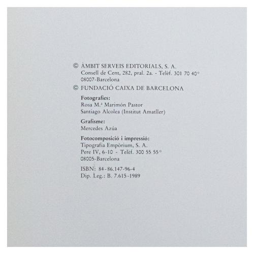 TRES MONOGRAFIAS DE ARTISTAS CATALANES