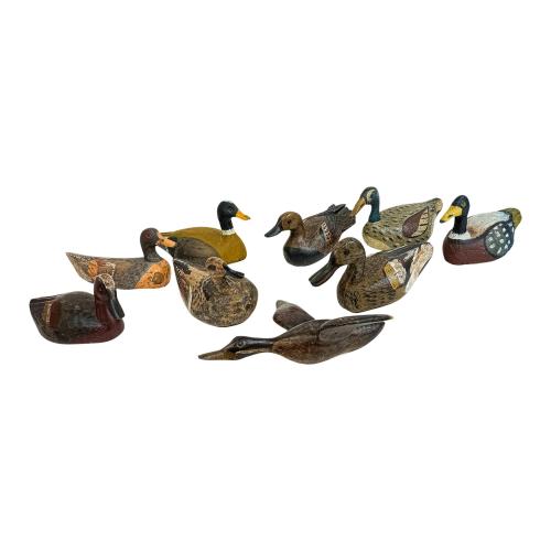 COLECCIÓN DE NUEVE PATOS DE RECLAMO