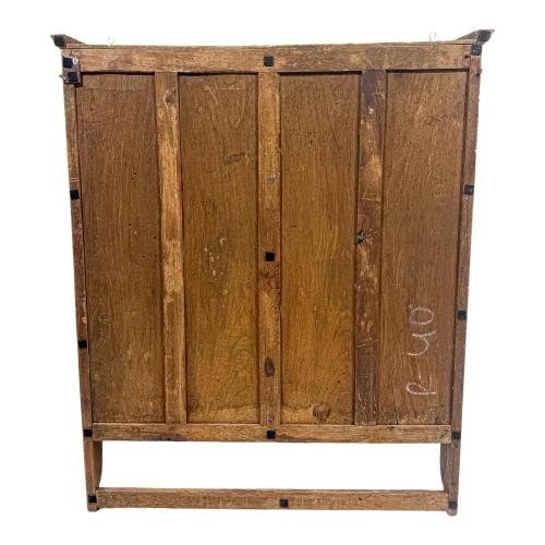  VITRINA RÚSTICA DE PARED DEL PRIMER TERCIO DE SIGLO XX