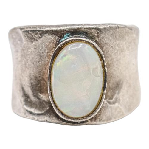 ANILLO DE PLATA CON ÓPALO