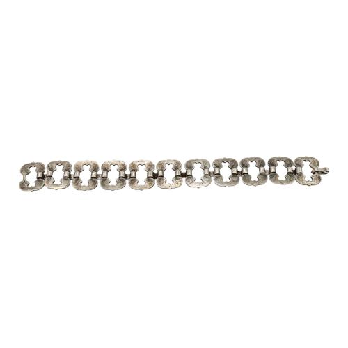 PULSERA DE PLATA DE MEDIADOS S.XX