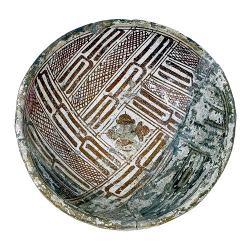 TRES ESCUDILLAS DE CERÁMICA DE MANISES DEL SIGLO XV