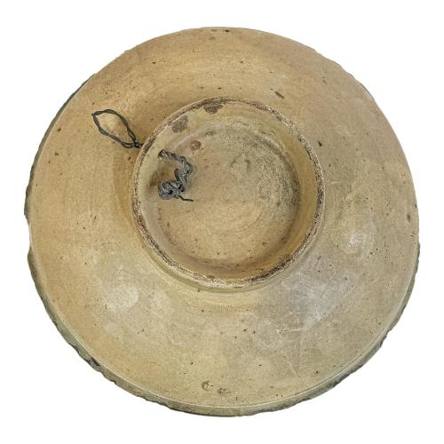 PLATO DE CERÁMICA POLICROMADA DEL S.XIX
