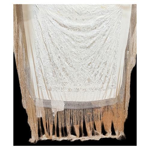 MANTÓN DE MANILA DE LA PRIMERA MITAD DEL SIGLO XX