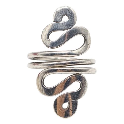 ANILLO SERPIENTE DE PLATA
