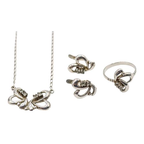 ANILLO, PENDIENTES Y COLGANTE