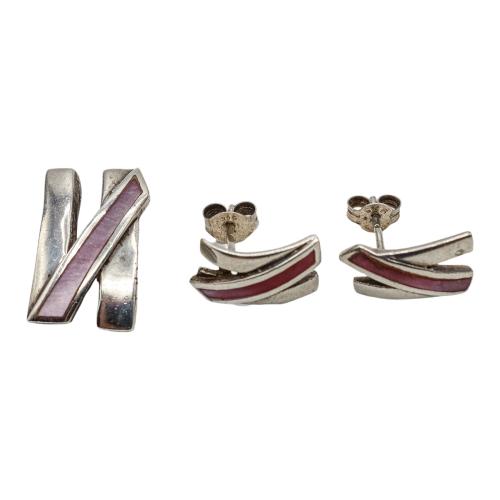 ANILLO Y PENDIENTES DE PLATA