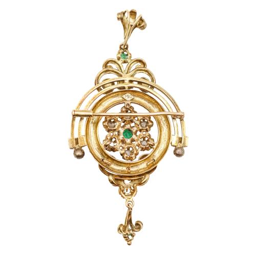 COLGANTE BROCHE DEL S.XIX