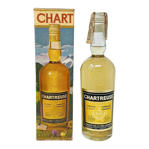 BOTELLA CHARTREUSE ETIQUETA AMARILLA