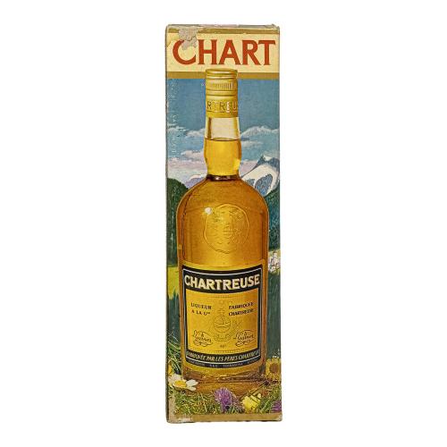 BOTELLA CHARTREUSE ETIQUETA AMARILLA