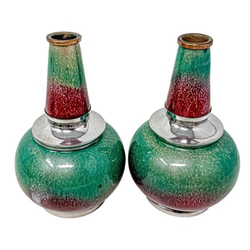 PAREJA DE JARRONES ART DECO