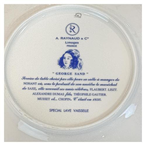 SERVICIO DE POSTRE DE PORCELANA FRANCESA 