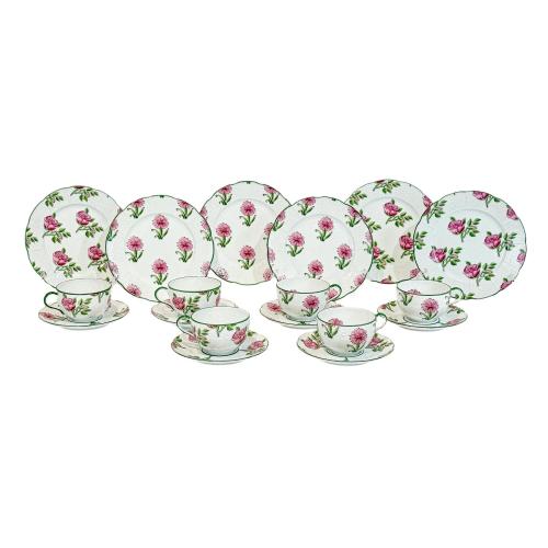 SERVICIO DE MERIENDA EN PORCELANA DE LIMOGES 