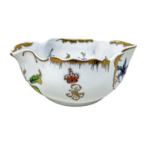CUATRO ESPECIEROS EN PORCELANA DEL ÚLITMO CUARTO DEL S.XX