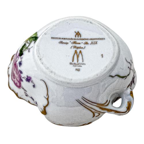 CUATRO ESPECIEROS EN PORCELANA DEL ÚLITMO CUARTO DEL S.XX