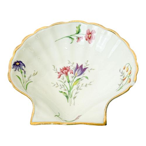 NUEVE RECIPIENTES PARA ENTRANTES EN PORCELANA DE LIMOGES