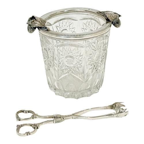 PEQUEÑA CUBITERA DE CRISTAL DE MEDIADOS DEL S.XX 
