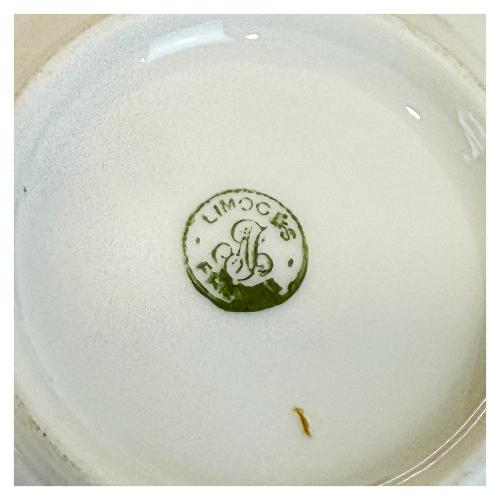 JUEGO OCHO TAZAS DE CAFÉ PORCELANA LIMOGES