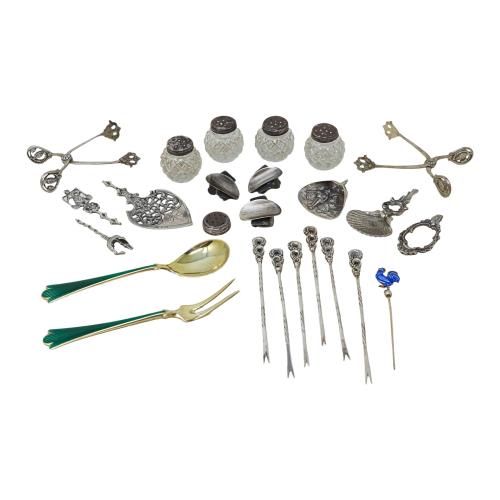 LOTE DE DISTINTOS OBJETOS DE PLATA