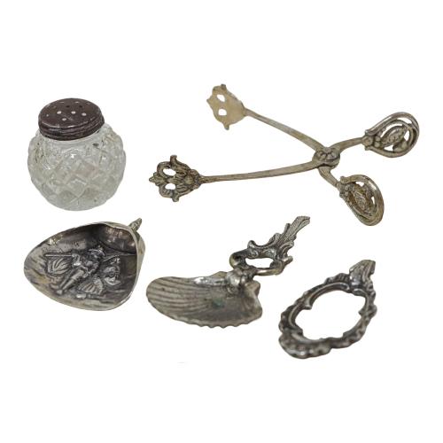 LOTE DE DISTINTOS OBJETOS DE PLATA