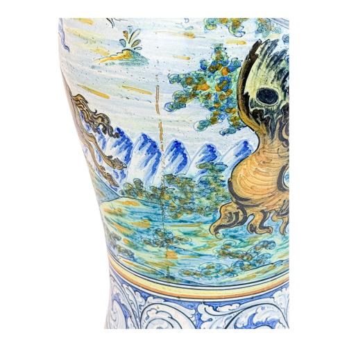 GRAN JARRA DE CERÁMICA DE TALAVERA DE MEDIADOS DE SIGLO XX